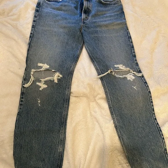 NWT Agolde Mia High Waisted Straight Jeans - Picture 4 of 6